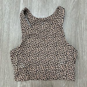 Cheetah sports bra
